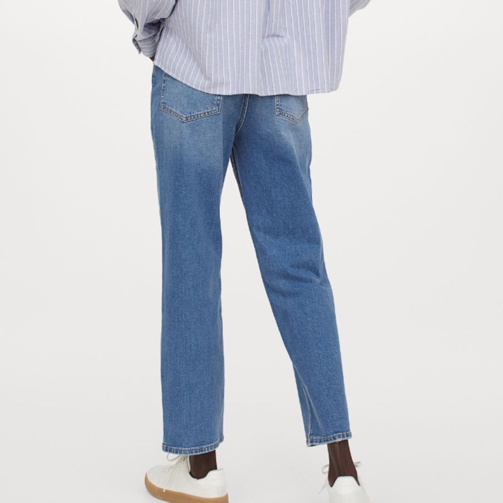 Denim Blue Jeans - Straight High Ankle - Picture 2 of 3